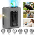 5 In 1 Portable Waist Clip Fan With 5 Speeds Flashlight 10000mAh Battery Operated Personal Wearable Turbo Belt Fan Hands-Free Neck Fan For Camping Travel Job Site