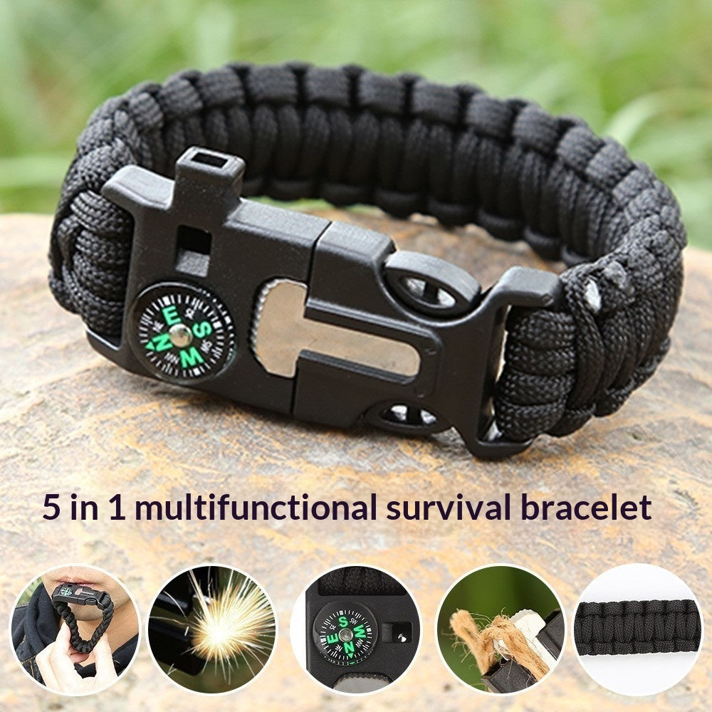 Survival Bracelet Multifunctional 5-in-1