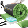 Memory Foam Camping Mattress Sleeping Pad3 Inch Waterproof Camping Mat to Portable Roll Up Mattress for FloorCarTent TravelCotSoft Thick Sleeping Mat for Kids Adults Camping Sleepover